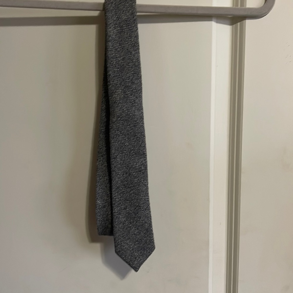 Topman Grey Skinny Tie